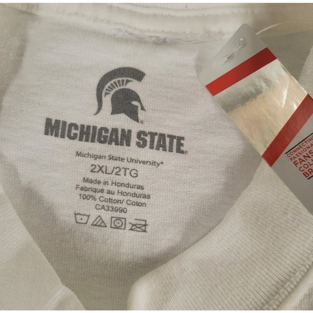 NEW Michigan State Spartans Short Sleeve T-shirt Size 2XL - Picture 2 of 4